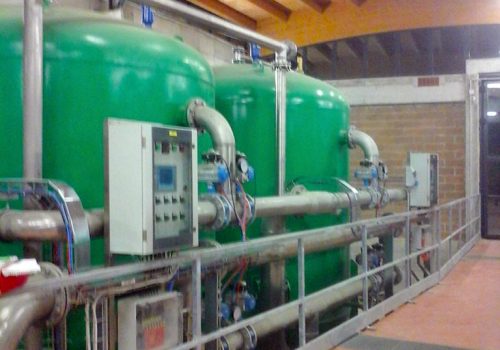 Impianto di potabilizzazione con filtrazione in pressione a sabbia e carbone attivo per il Comune di Scarperia e San Piero